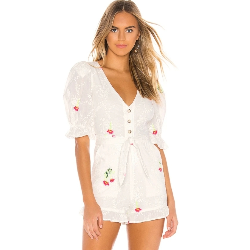 Tularosa White Kaylie Romper